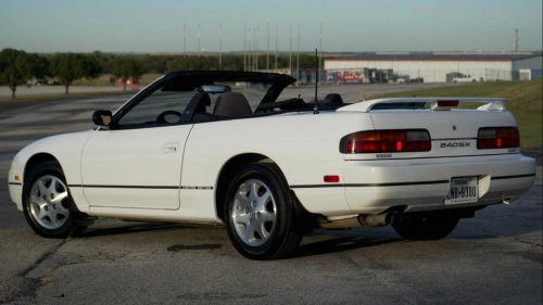 Nissan sold the drift-happy 240SX as a droptop for US customers