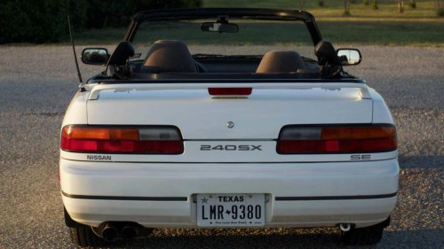Nissan sold the drift-happy 240SX as a droptop for US customers