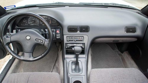 Nissan sold the drift-happy 240SX as a droptop for US customers