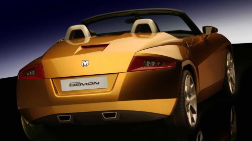 The first modern Dodge Demon concept used a puny four-cylinder engine
