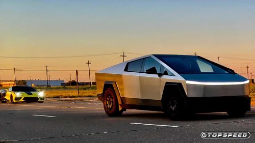 Tesla, Cybertruck, Driving Tesla Cybertruck FSD: Racing, 'napping,' and getting pulled over