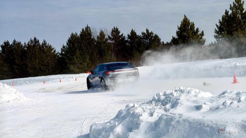 I drove the 544-HP Polestar 4 on ice in Canada