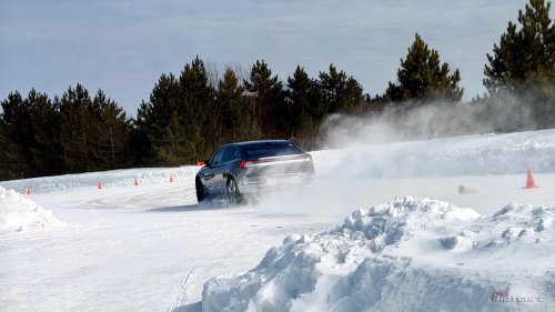 I drove the 544-HP Polestar 4 on ice in Canada