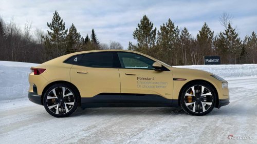 Polestar, I drove the 544-HP Polestar 4 on ice in Canada