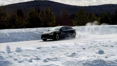 I drove the 544-HP Polestar 4 on ice in Canada