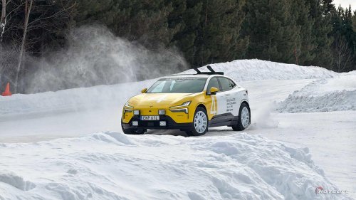 Polestar, I drove the 544-HP Polestar 4 on ice in Canada