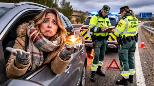 No importa si llevas la baliza V16 en la guantera, pero no cumples esta norma. La Guardia Civil multa con hasta 200 euros