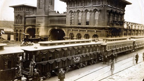 Abraham Lincoln's first ride in this luxurious presidential train car was also his last