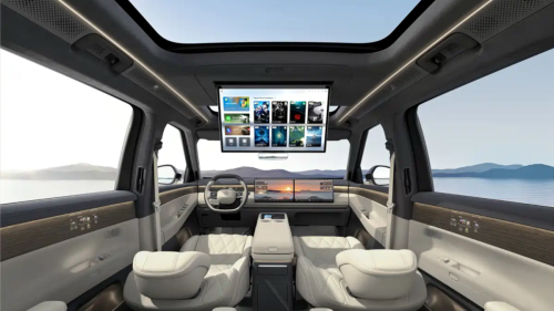 Volkswagen’s biggest electrified SUV reveals its wild, screen-filled interior