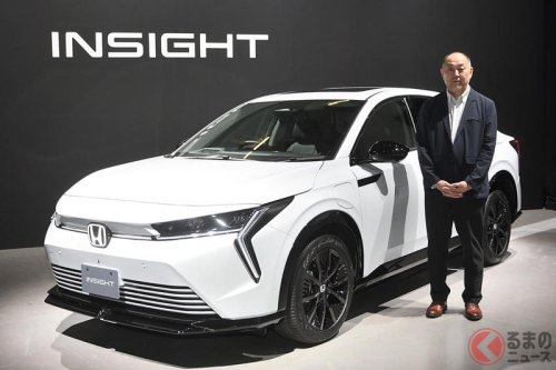 ホンダ新型「インサイト」発表! 3年半ぶりに車名復活! メーカー初の画期的システム＆500km以上走れるクロスオーバーSUV化 限定3000台で26年春発売へ