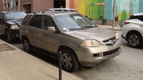 Acura, This poor, abandoned Acura MDX gathered $8,660 in parking tickets