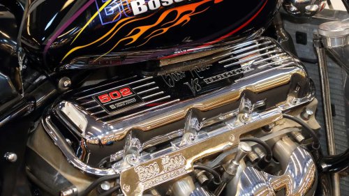 The forgotten motorcycle with a Corvette engine under the tank