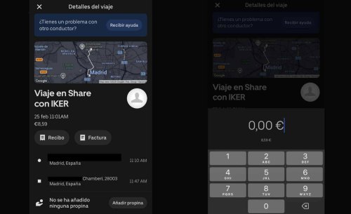 La duda que muchos tienen al pagar un viaje en Uber o Cabify: qué pasa realmente con la propina en las 'apps'