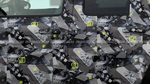 Mercedes-Benz baby G-Class prototype spied with a revealing new wrap