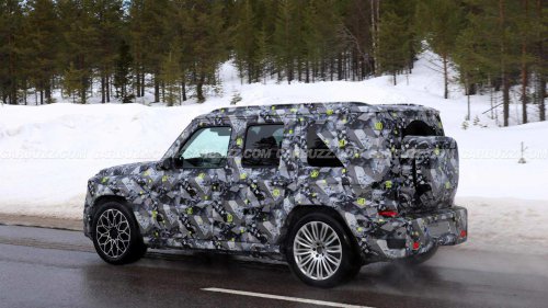 Mercedes-Benz baby G-Class prototype spied with a revealing new wrap
