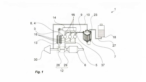 Porsche, Porsche patents hydrogen combustion system that makes its own fuel