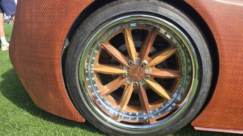 The splinter is an honest-to-goodness drivable sports car made of wood