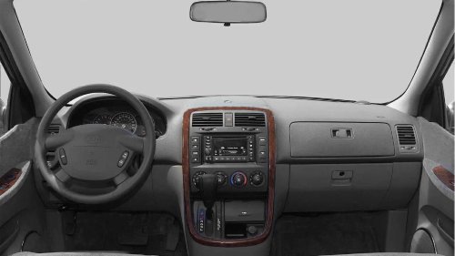 A first-gen Sedona is the cheapest three-row minivan out there
