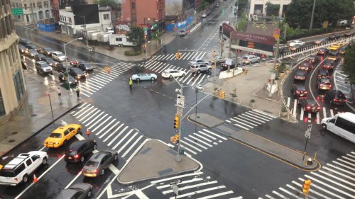 New enforcement rule targets drivers who block crosswalks at intersections