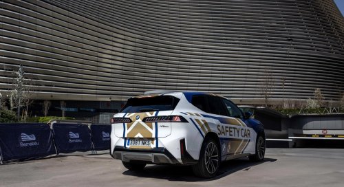BMW, BMW iX3, El Real Madrid estrena Safety Car eléctrico: así es el nuevo BMW iX3 que debutará en el derbi