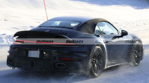 Porsche, Porsche 911, Porsche 911 Turbo, Touring, Cazados los nuevos Porsche 911 Turbo Touring en la nieve: el 911 más diferente y misterioso