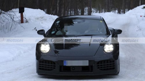 Porsche, Porsche 911, Porsche 911 Turbo, Touring, Cazados los nuevos Porsche 911 Turbo Touring en la nieve: el 911 más diferente y misterioso