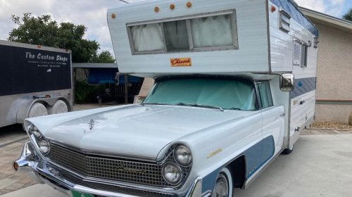 At $50,000, is this 1959 Lincoln Continental the classiest camper money could buy?