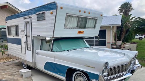 At $50,000, is this 1959 Lincoln Continental the classiest camper money could buy?