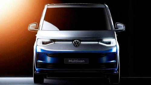 Volkswagen, Volkswagen Caddy, Volkswagen Multivan, Volkswagen enseña por primera vez la nueva cara de Caddy y Multivan antes de su presentación