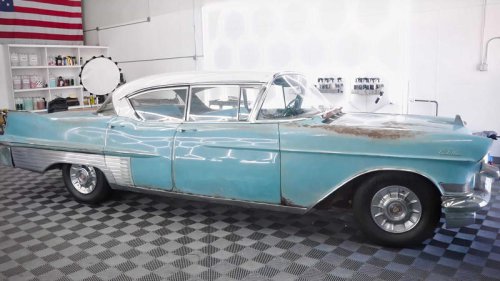 1957 Cadillac Fleetwood barn find gets rescued after 50 years