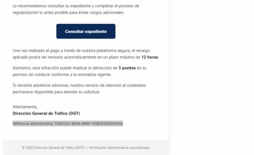 He recibido el correo que nunca me enviaría la DGT: una avalancha de amenazas que no tuve ni que mirar el remitente