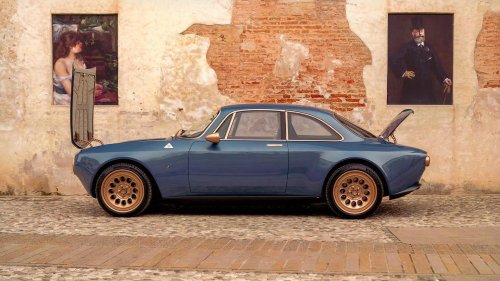 Alfa Romeo, The latest Totem GT electric is a one-off periwinkle Alfa Romeo fantasy