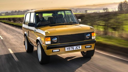 Range Rover, Rover, SuperCar, This banana yellow Range Rover is a 500-HP restomod that costs supercar money