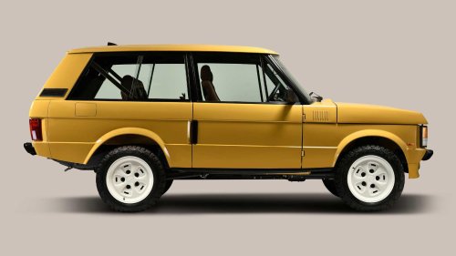 Range Rover, Rover, SuperCar, This banana yellow Range Rover is a 500-HP restomod that costs supercar money