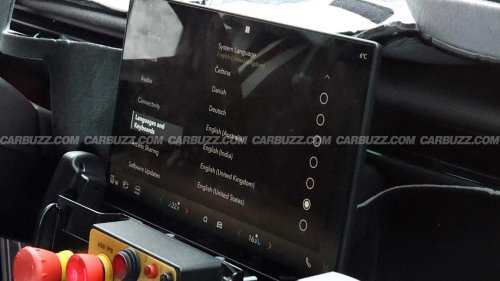 The next Range Rover Velar looks as strange inside as out