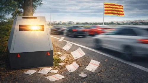 El nuevo radar de remolque de la A2 ya echa fuego: 7 multas en 25 segundos