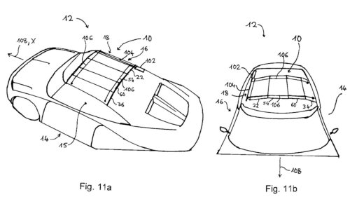 Patent: Mercedes wants to open your roof like a can of sardines
