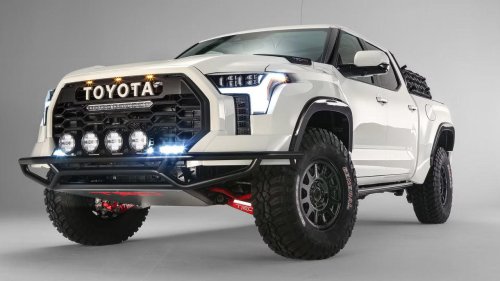Toyota’s brutal Raptor fighter could be called the TRD Hammer