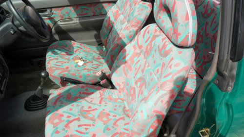 Subaru, Green over confetti print might be the ideal spec, and this Subaru Vivio even has T-tops
