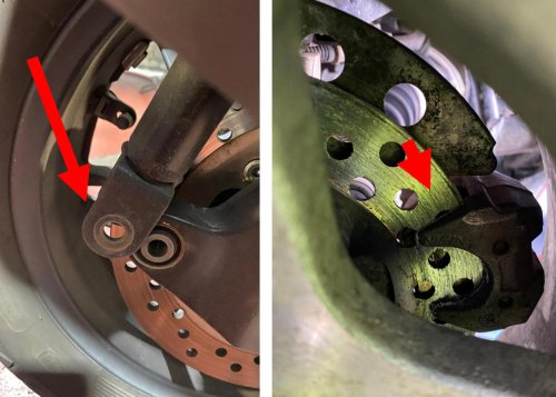 Las fotos más surrealistas de la ITV: motos que son auténticas «bombas de relojería» para sus dueños y el resto de conductores