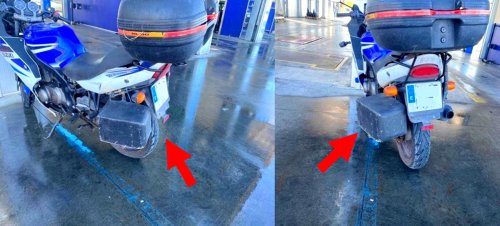 Las fotos más surrealistas de la ITV: motos que son auténticas «bombas de relojería» para sus dueños y el resto de conductores