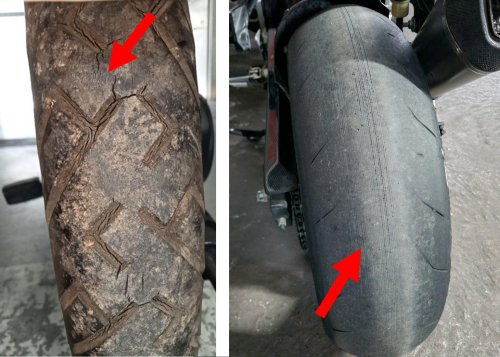 Las fotos más surrealistas de la ITV: motos que son auténticas «bombas de relojería» para sus dueños y el resto de conductores