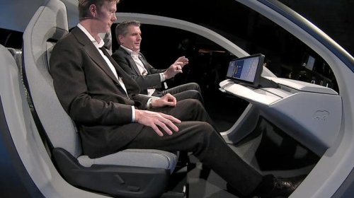 Lucid is working on a two-seat robotaxi called Lunar that's aimed right at the Tesla Cybercab