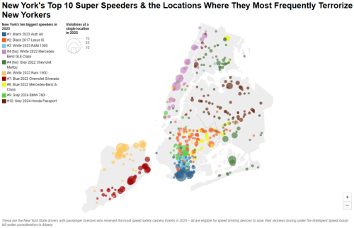 New York’s worst speeder drives an Audi A6 with over $63,000 paid in fines
