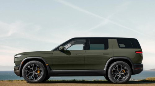 Rivian, RWD, 2027 Rivian R2 launches with 656 HP and 330-mile range for under $60K, base RWD trim coming next year for $46,495
