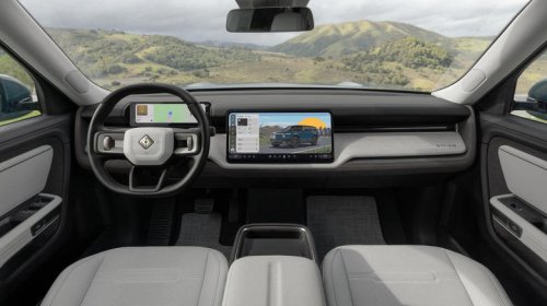 Rivian, RWD, 2027 Rivian R2 launches with 656 HP and 330-mile range for under $60K, base RWD trim coming next year for $46,495