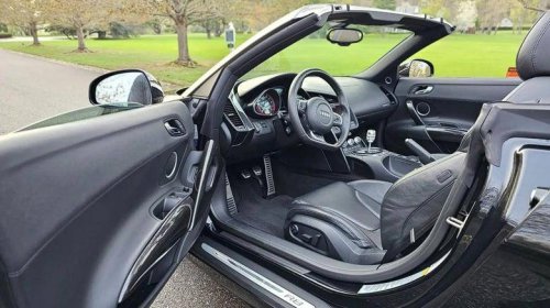 At $74,399, could you get caught in this 2012 Audi R8 5.2 Quattro Spyder's web?