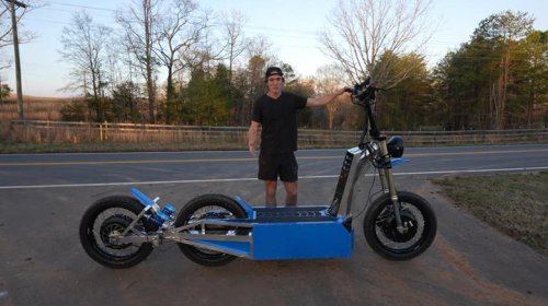 It'll be a cold day in hell before you catch me riding this 100 MPH electric scooter