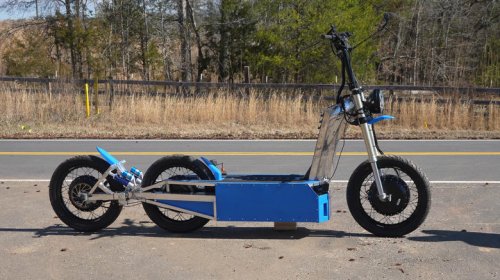 It'll be a cold day in hell before you catch me riding this 100 MPH electric scooter
