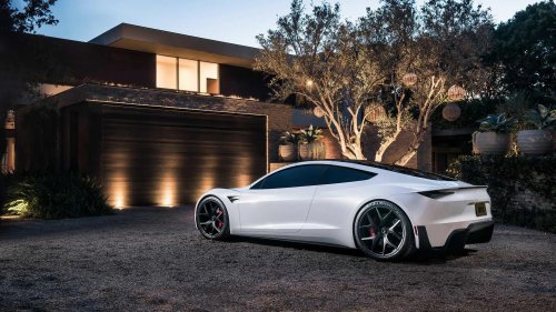 Tesla, This may be our best look at the new Tesla Roadster